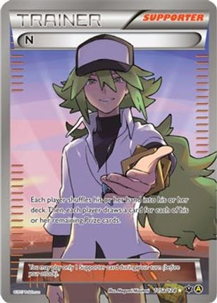 N (Supporter) - 105a/124 [Alternate Art Promos] Holofoil