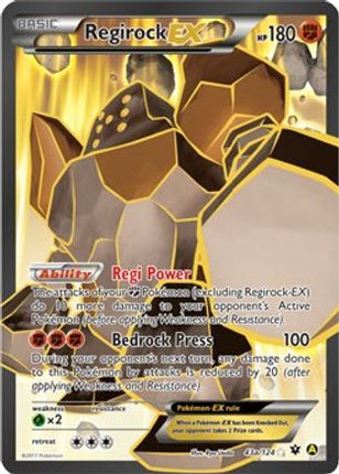 Regirock EX - 43a/124 [Alternate Art Promos] Holofoil