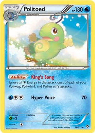 Politoed - 18/111 (Cosmos Holo) [Miscellaneous Cards & Products] Holofoil