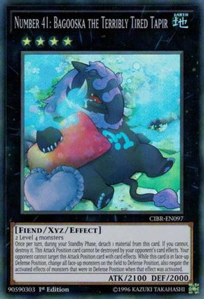 Number 41: Bagooska the Terribly Tired Tapir (Super Rare) [CIBR-EN097] Unlimited