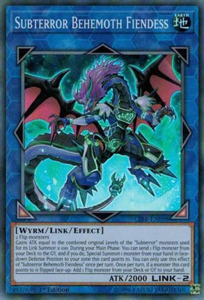 Subterror Behemoth Fiendess (Super Rare) [CIBR-EN098] Unlimited
