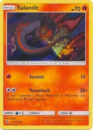 Salandit - 15/145 (Collection Promo) [League & Championship Cards] Holofoil