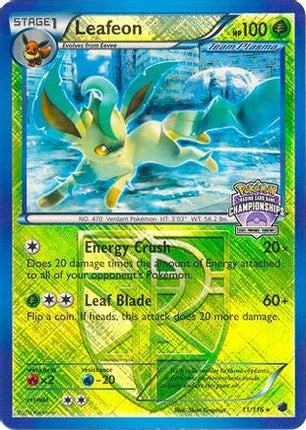 Leafeon - 11/116 (State Championships) [League & Championship Cards] Reverse Holofoil