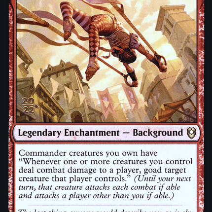 Popular Entertainer [Battle for Baldur's Gate Promos] Prerelease Foil