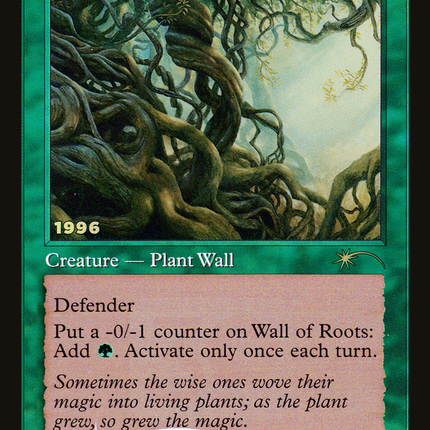 Wall of Roots (Retro) [30th Anniversary Play Promos] Foil
