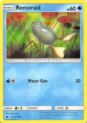 Remoraid - 22/111 [SM - Crimson Invasion]