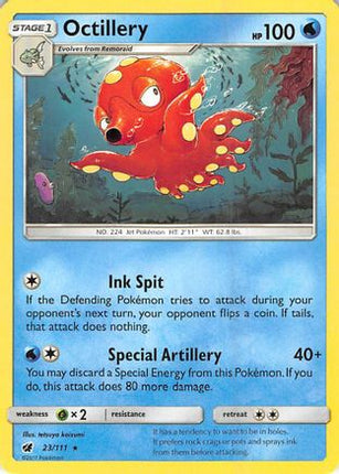 Octillery - 23/111 [SM - Crimson Invasion] Reverse Holofoil
