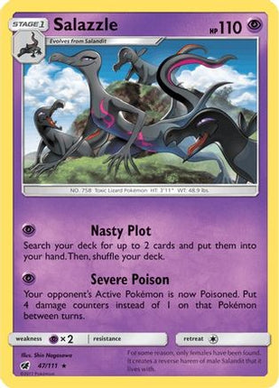 Salazzle - 47/111 [SM - Crimson Invasion] Holofoil