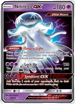 Nihilego GX - 49/111 [SM - Crimson Invasion] Holofoil