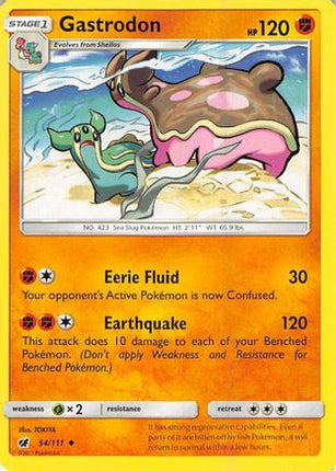 Gastrodon - 54/111 [SM - Crimson Invasion] Reverse Holofoil