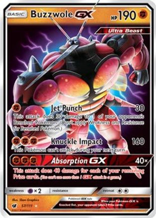 Buzzwole GX - 57/111 [SM - Crimson Invasion] Holofoil