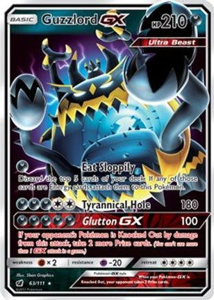 Guzzlord GX - 63/111 [SM - Crimson Invasion] Holofoil