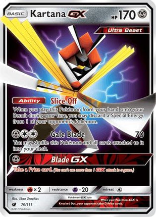 Kartana GX - 70/111 [SM - Crimson Invasion] Holofoil