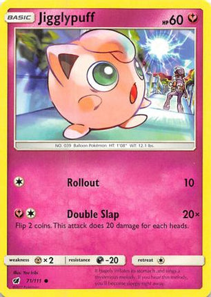 Jigglypuff - 71/111 [SM - Crimson Invasion] Reverse Holofoil