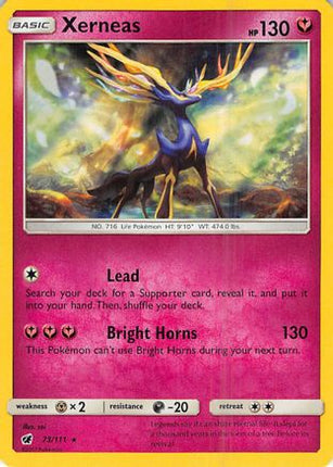 Xerneas - 73/111 [SM - Crimson Invasion] Holofoil