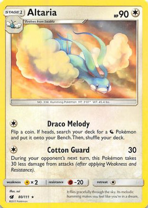 Altaria - 80/111 [SM - Crimson Invasion]