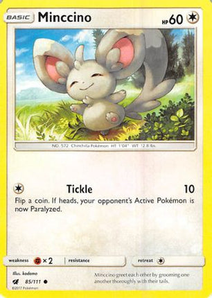 Minccino - 85/111 [SM - Crimson Invasion] Reverse Holofoil