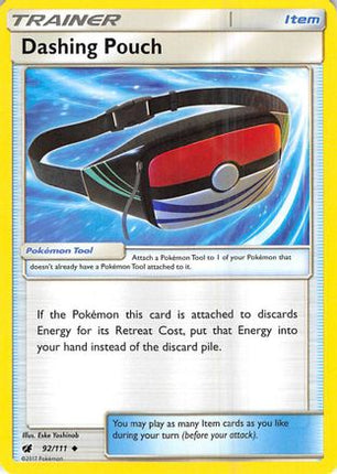 Dashing Pouch - 92/111 [SM - Crimson Invasion] Reverse Holofoil