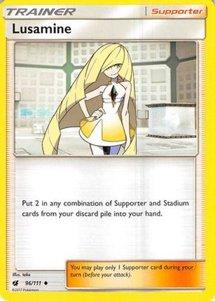 Lusamine - 96/111 [SM - Crimson Invasion] Reverse Holofoil