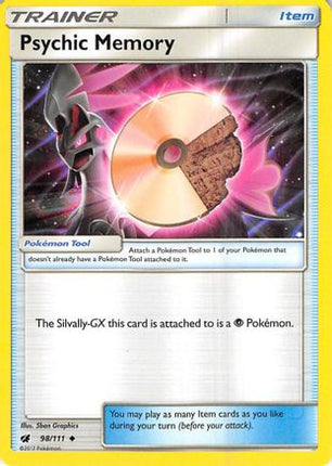 Psychic Memory - 98/111 [SM - Crimson Invasion] Reverse Holofoil