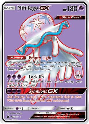 Nihilego GX (Full Art) - 103/111 [SM - Crimson Invasion] Holofoil