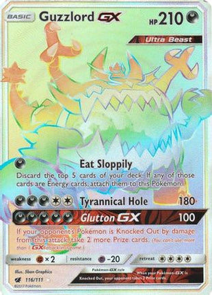 Guzzlord GX (Secret) - 116/111 [SM - Crimson Invasion] Holofoil