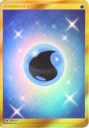 Water Energy (Secret) - 124/111 [SM - Crimson Invasion] Holofoil