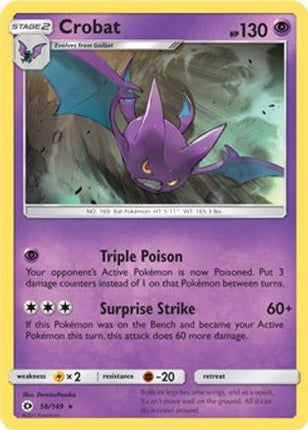Crobat - 56/149 (Prerelease Kit Exclusive) [Deck Exclusives]