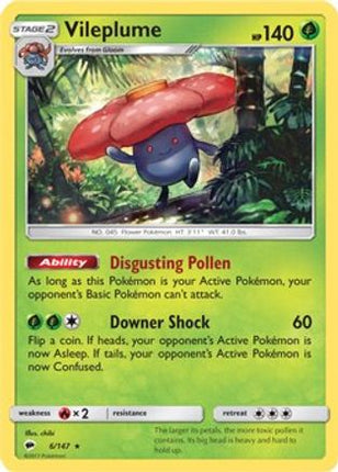 Vileplume - 6/147 (Prerelease Kit Exclusive) [Deck Exclusives]