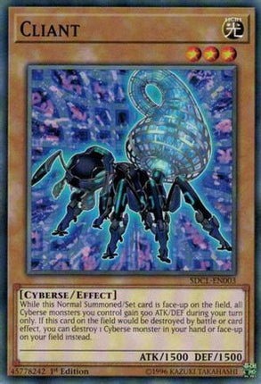 Cliant (Common / Short Print) [SDCL-EN003] Structure Deck: Cyberse Link 1st Edition