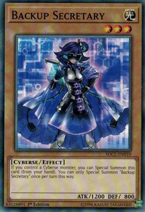 Backup Secretary (Common / Short Print) [SDCL-EN010] Structure Deck: Cyberse Link 1st Edition