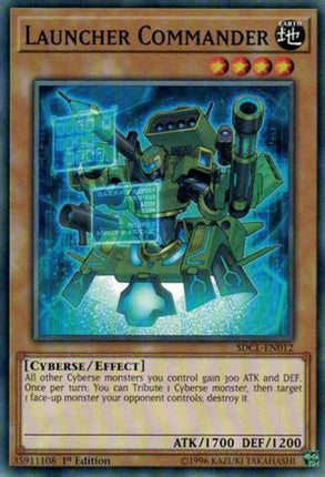 Launcher Commander (Common / Short Print) [SDCL-EN012] Structure Deck: Cyberse Link 1st Edition