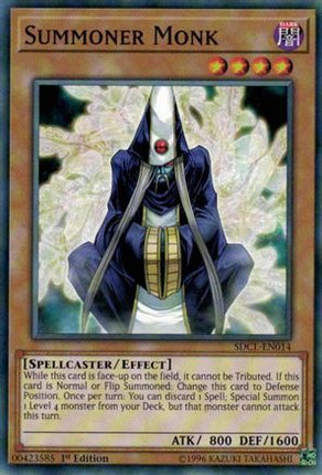 Summoner Monk (Common / Short Print) [SDCL-EN014] Structure Deck: Cyberse Link 1st Edition