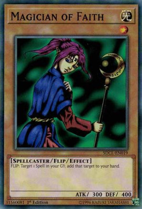 Magician of Faith (Common / Short Print) [SDCL-EN019] Structure Deck: Cyberse Link 1st Edition