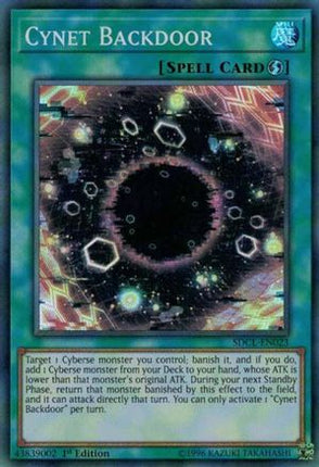 Cynet Backdoor (Super Rare) [SDCL-EN023] Structure Deck: Cyberse Link 1st Edition