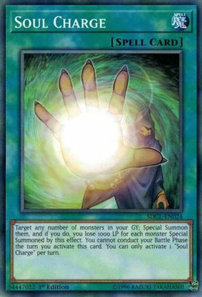 Soul Charge (Common / Short Print) [SDCL-EN024] Structure Deck: Cyberse Link 1st Edition