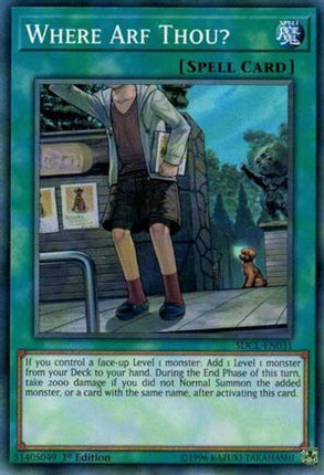 Where Arf Thou? (Common / Short Print) [SDCL-EN031] Structure Deck: Cyberse Link 1st Edition