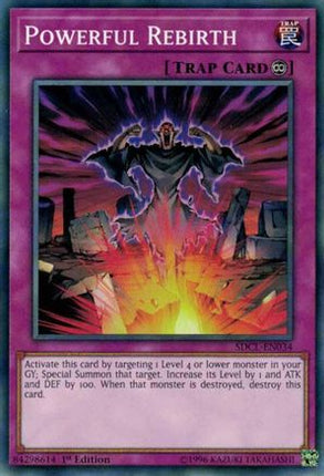Powerful Rebirth (Common / Short Print) [SDCL-EN034] Structure Deck: Cyberse Link 1st Edition