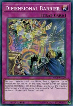 Dimensional Barrier (Common / Short Print) [SDCL-EN039] Structure Deck: Cyberse Link 1st Edition