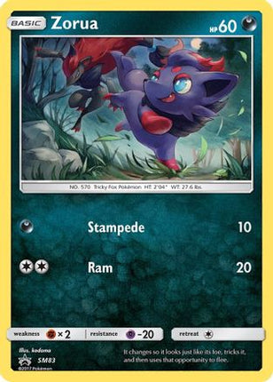 Zorua - SM83 - SM83/null [SM Promos] Holofoil