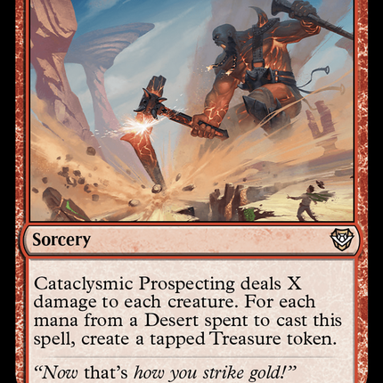 Cataclysmic Prospecting [Outlaws of Thunder Junction Commander] Foil