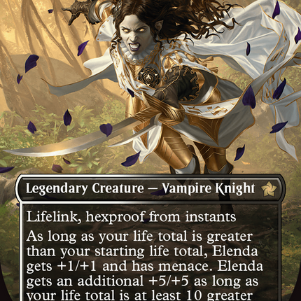 Elenda, Saint of Dusk (Borderless) [Foundations] Foil