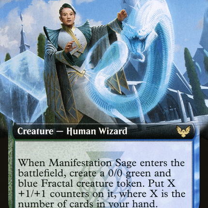 Manifestation Sage (Extended Art) [Strixhaven: School of Mages]