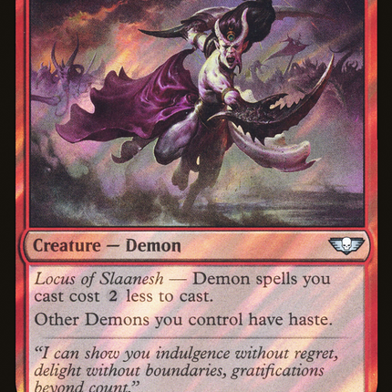 Herald of Slaanesh [Warhammer 40,000 Commander] Surge Foil