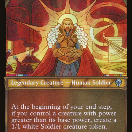 Baird, Argivian Recruiter (Showcase) [Dominaria United] Textured Foil
