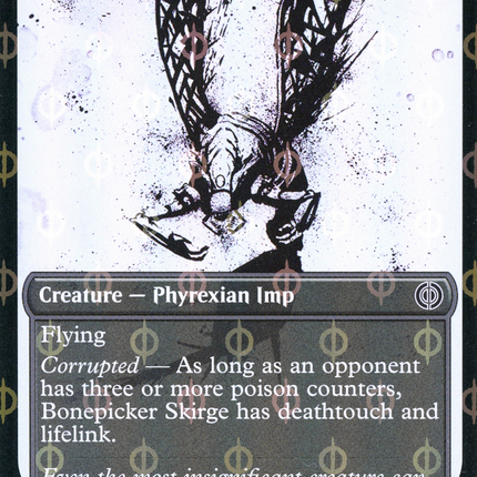 Bonepicker Skirge (Showcase) [Phyrexia: All Will Be One] Step-and-Compleat Foil