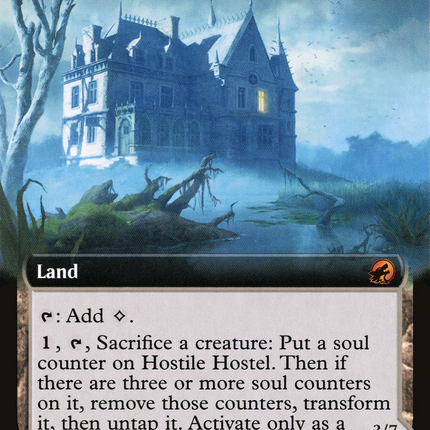 Hostile Hostel // Creeping Inn (Extended Art) [Innistrad: Midnight Hunt]