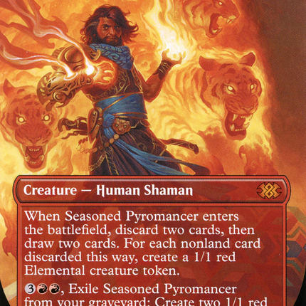 Seasoned Pyromancer (Borderless) [Double Masters 2022]