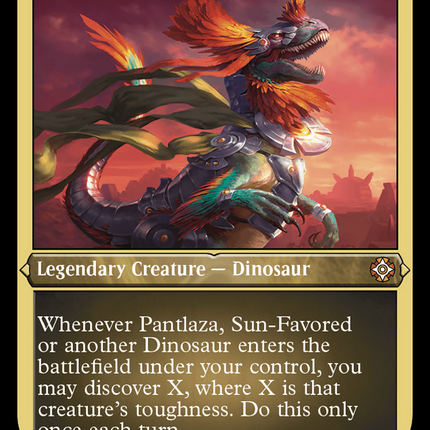 Pantlaza, Sun-Favored [The Lost Caverns of Ixalan Commander] Etched Foil
