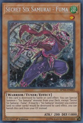 Secret Six Samurai - Fuma (Secret Rare) [SPWA-EN001] 1st Edition